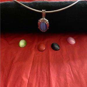 Vintage Necklace Cat Eye